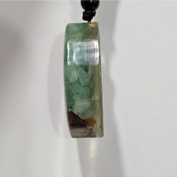NEW, Green Adventurine and Tiger Eye necklace. - Picture 5 of 6
